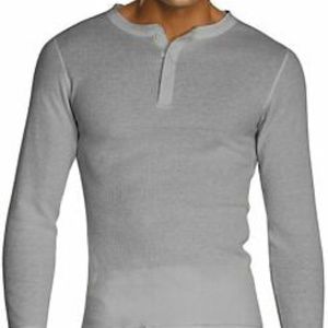 Hanes Thermal Henley Tagless X-temp